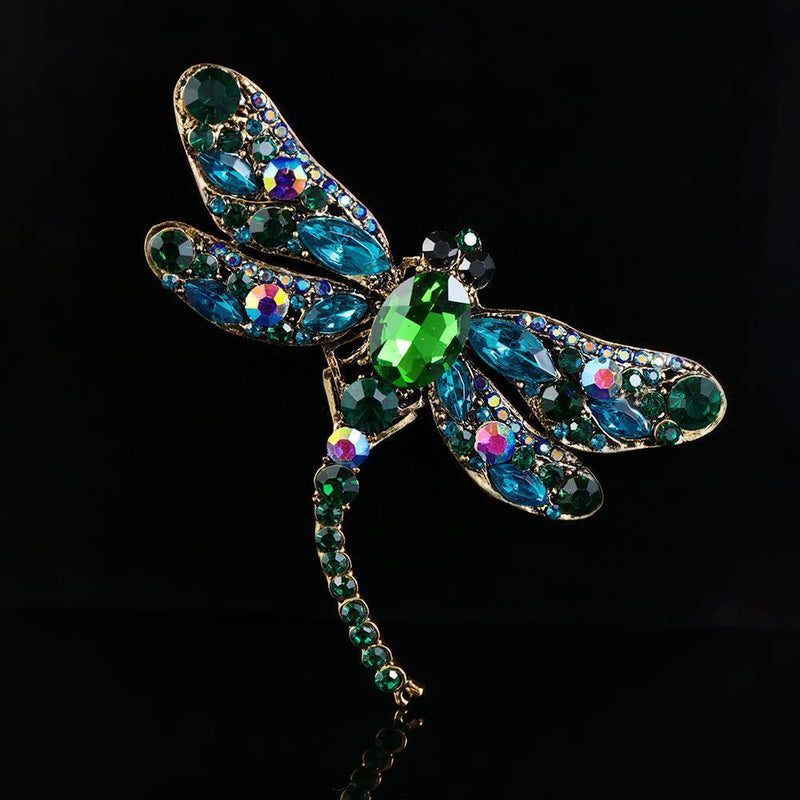 Women Insect Brooch Pin Corsage Dragonfly Brooches Dress Coat Accessories