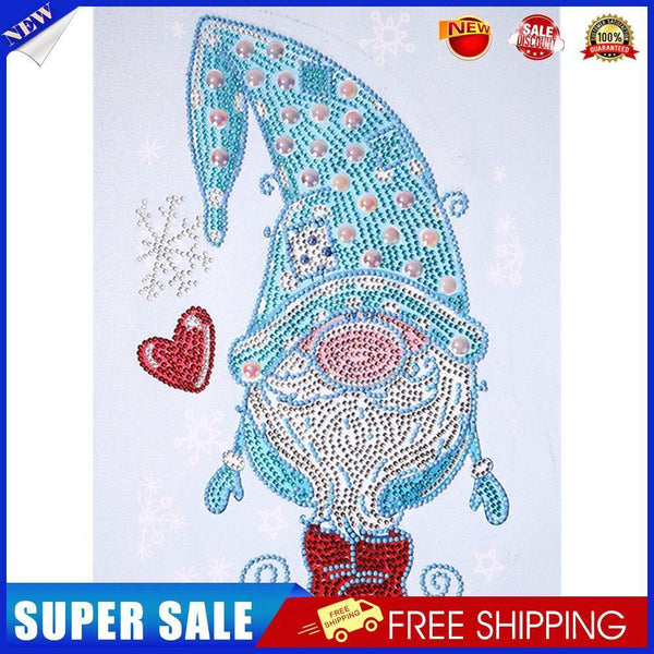DIY Rhinestone Special Shaped Heart Gnome Kit 5D Diamond Painting (YX029)