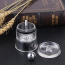 2pcs Mini Acrylic Manual Grinding Device Salt Pepper Mill Grinder Kitchen