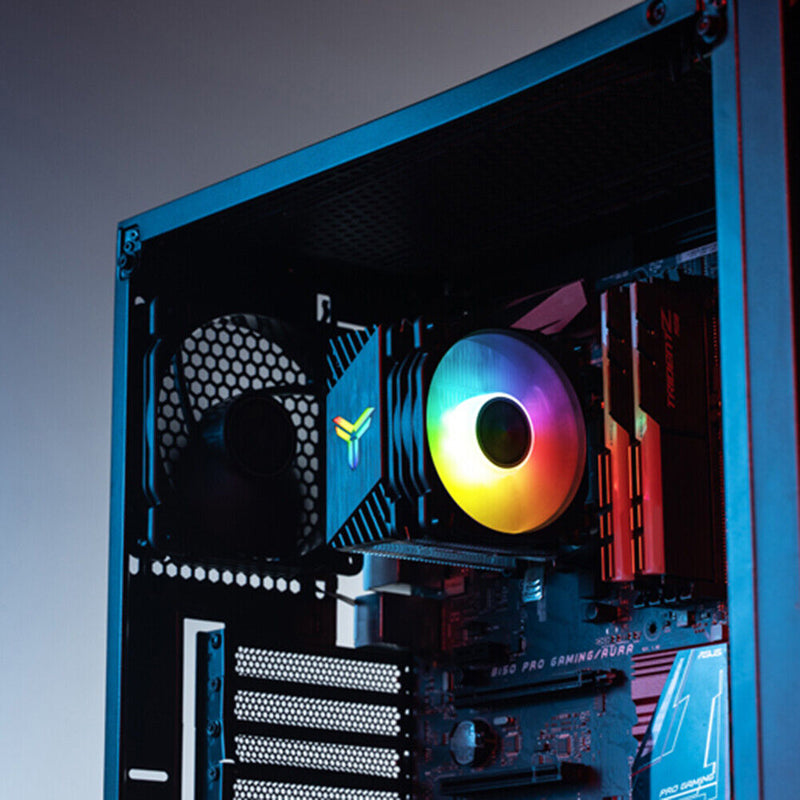 JONSBO FR-925 ARGB PWM Temperature Control Radiator CPU PC Case Heat Cooling Fan
