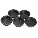 5Pcs Rear Lens Cap Dust Cover for Canon EF ES-S EOS Series Lens Black
