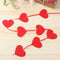 String Room Layout Decorations Red Hearts Garland Wedding Anniversary Garland