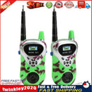 Kid Handheld Walkie Talkie Outdoor Radio Transceiver Interphone (Green) Newly