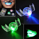 Flashing Mouth Piece Guard - Light Up Teeth LED Mouthpieces Glow in The Dark