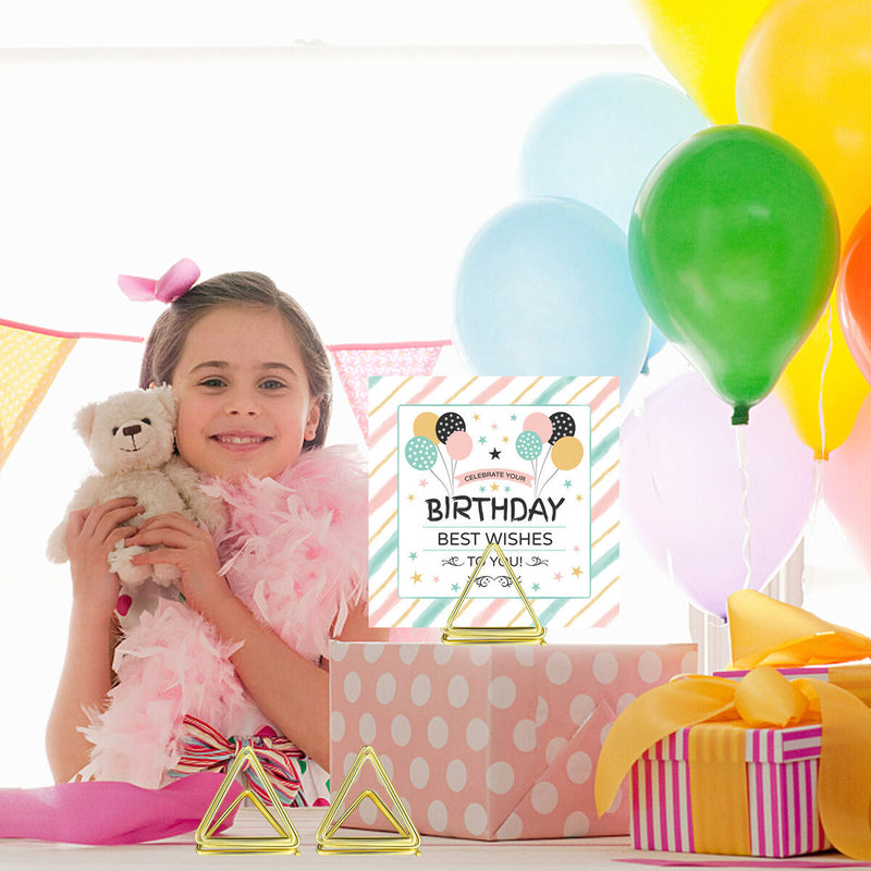 Place Card Holder 24-Piece Table Number Stands for Photo Food Sign Memo Note