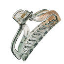 Fashion Women Ponytail Hair Clamp Transparent Hair Grips Ladies Hair Accessor