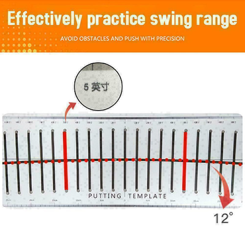 Golf Track Paper Golf Putter Putting Mat Trainer Indoor Training Z6T0 Tool L7B9
