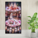 #A Rose Manor DIY Diamond Painting Rhinestone Full Round Drill for Room Decorati