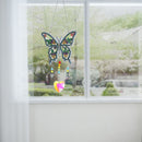 2X Diamond Painting Butterfly Crystal Light Catcher DIY Hanging Wind Chime