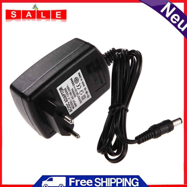 EU Male AC 100-240V Converter Adapter DC 5.5 x 2.5MM 12V 2A 2000mA Charger