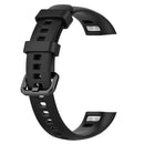 Silicone Wristband Bracelet Watch Strap for Huawei Honor Band 4 (Black) Newly