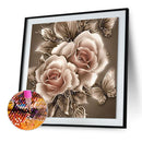 5D DIY Full Drill Diamond Painting Flower Cross Stitch Embroidery Kit (01)