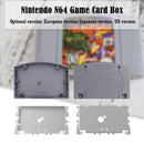 For N64 Cart Shell Cover Game Console Cases Replacement Kit (EU/Jap Gray)