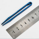 Pocket TC4 Titanium Alloy Tweezers Outdoor Camping Clamping Gadget (Blue)