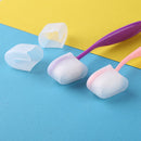 10pcs Ink? Blending Brushes Head Cover Cap Painting Brush Toothbrush Protector
