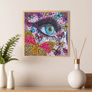 #A Butterfly Big Eyes Diamond Painting Kits Partial Shaped Drill Wall Art Decor