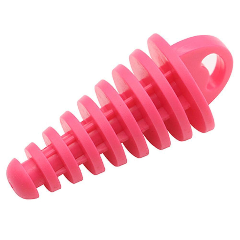 Motorcycle Exhaust Pipe Air Bleeder Plug Muffler Wash Plug Small (Pink)