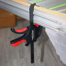 2pcs Woodworking Work Bar F Clamps DIY Quick Ratchet Release Squeeze Clip Newly