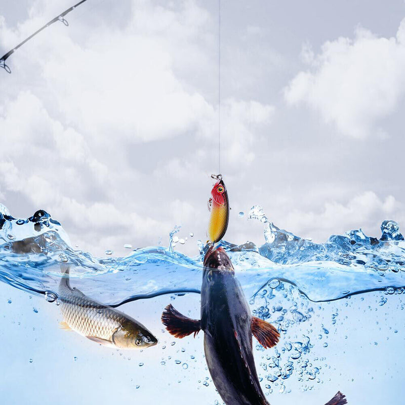 5pcs 5cm 7g Bionic Crank Fishing Lures Jig Hooks Artificial Baits Tackle