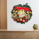 Hanging Christmas Decorations Garland Ornament Christmas Wreath Wall Hanging