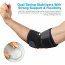 Adjustable Tennis Elbow Support Arthritis Golfers Strap Spring Elbow Brace