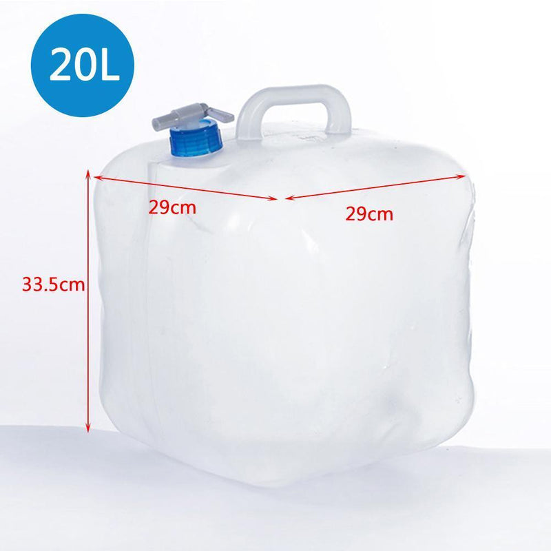 Collapsible Water Container Outdoor Hiking Fishing Camping Water Bag (20L)