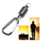 Magnetic Buckle Portable Carabiner Lure Magnet Hanging Clasp Holder (Black)