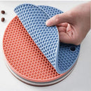 Non-Slip Table Mat Coaster Bowl Mat Heat Resistant Mat Silicone Pot Holders