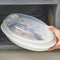 Food-grade PP Fish Bowl Steamer Plate Microwave Oven Fish Steam Roaster wit #F