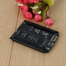 Black Metal Enclosure CY B + M Socket 2 m2 NGFF (SATA) SSD 2.5 SATA Adapter for
