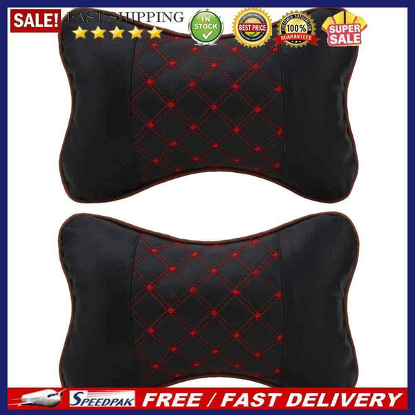 2 X Car Headrest Car Interior Automotive Supplies Automotive Leather