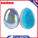 Detangling Soft Egg Round Comb Anti Static Straightening Hair Brush Salon Tool