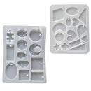 Crafts DIY Crystal Earring Mould Silicone Mold Jewelry Making Tools Irregular