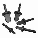 5pcs Air Conditioner Drill Bit Pipe Flaring Hexagonal Handle Tube Pipe Expander