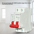 2P DC 1000V Solar Mini Circuit Breaker for PV System Photovoltaic Power Swi