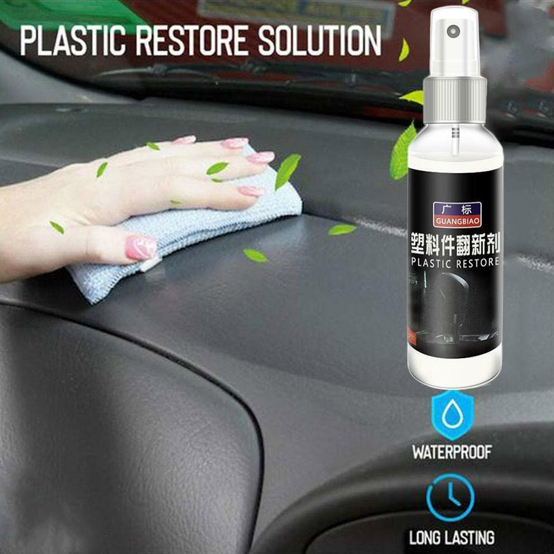 30ML Plastic Parts Retreading Agent Wax Instrument Panel Wax Reducing Agen hot.