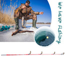 Fishing Rod Round Tip Short Section Outdoor Fishing Tackle (36cm Hard Tone)