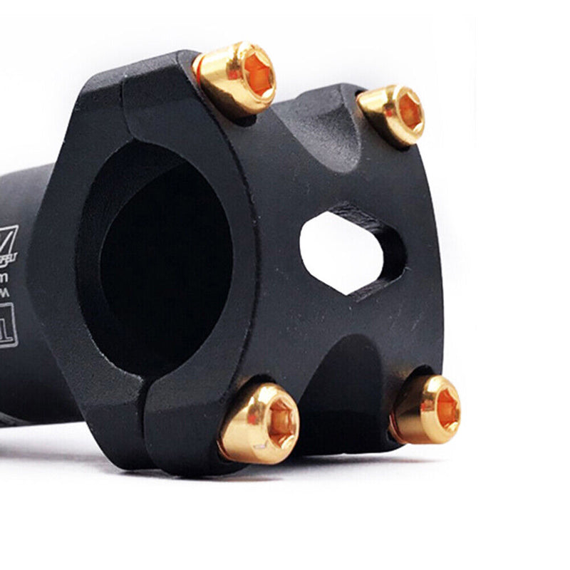 6x MTB Stem Bolts M5x18mm Titanium Plated Allen Hex Head Stem Screws with Was