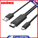 UC-505 1.8m USB Type C to HDMI-Compatible Converter Cable with USB Power Supply