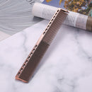 Aluminum Anti-static Hairdressing Combs Hair Cutting Hair Brush (Bronze) Newly