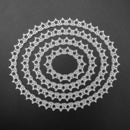 4pcs Metal Cutting Dies Stencil for DIY Scrapbooking Photo (Elliptical Star-2524)