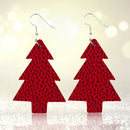 Christmas Hook Earrings Women Simple Xmas Tree Ear Dangle Pendant Jewelry Gift