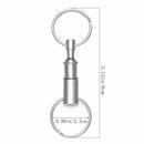 Disassemble Removable Separable Keychain Key Ring Separate Child-mother Buckle