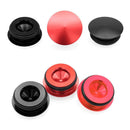 CNC MTB Road Bike Hollow Crank Cap Aluminum Crankset Screw Covers (Red)