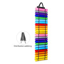 Vinyl Roll Holder 24 Grids Vinyl Organizer Wall Door Hanging Bag (Black) Newly