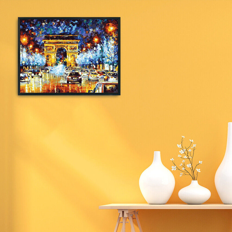 Painting By Numbers DIY Kit Triumphal Arch Canvas Oil Wall Art Picture Ornaments