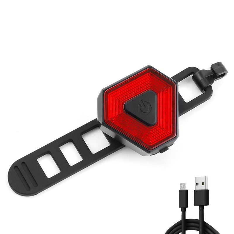 Bicycle Tail Lights USB Rechargeable Mountain Bike Taillight Cycling Accessories