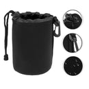 Waterproof Neoprene Camera Lens Pouch Bag Drawstring Protector Case (M)