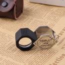 10X Magnifier Hexagonal Mini Magnifying Glass Magnifier Kit Set for Jewelry Watch