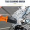 Motorcycle Bike Chain Brush MTB Bicycle Chain Scrubber Cleaning Tool Orange